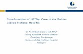 Transformation of NSTEMI Care at the Golden Jubilee ... · Transformation of NSTEMI Care at the Golden Jubilee National Hospital Dr M Mitchell Lindsay. MD. ... Any Pathway (n=697)