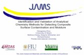 Identification and Validation of Analytical Chemistry … · Identification and Validation of Analytical Chemistry Methods for Detecting Composite Surface Contamination and Moisture