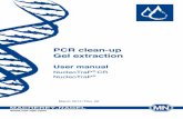 PCR clean-up Gel extraction - Macherey-Nagel AG · 3 PCR clean-up, gel extraction MACHEREY-NAGEL – 03 / 2014, Rev. 06 Table of contents 1 Components 4 1.1 Kit contents 4 1.2 Consumables