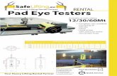 Pad Eye Testers - safelifting.eu · Title: Safe Lifting Europe - Pad Eye Testers and Load Links Created Date: 12/20/2017 11:34:07 AM