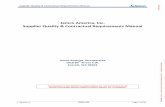 Jamco America, Inc. · Supplier Quality & Contractual Requirements Manual JA RELEASED Revision P JQSGU-004 Page 1 of 28 Jamco America, Inc. ...