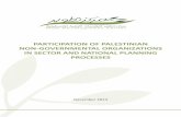 PARTICIPATION OF PALESTINIAN NON-GOVERNMENTAL ... · participation of palestinian non-governmental organizations in ... participation of palestinian non-governmental organizations
