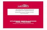 Academic Regulations (Taught Programmes) - … · PREFACE . The application of the Academic Regulations is underpinned by University policies and procedures, to which reference is