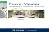 PowerMaster - Visonic · 2 3 The PowerMaster Family PowerMaster-33 EXP G2 Distributed wireless and wired security, safety, and control system. It is suitable for SME / light-commercial
