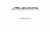 DRUM MACHINE REFERENCE MANUAL - alesis.de · The Fills primarily provide transitional Patterns between Main Patterns, which makes for more realistic drum parts. The associated Fill