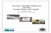 Acute Health Effects of the Enbridge Oil Spill - … · On Monday July 26, 2010, Enbridge Energy Partners, L.P., reported the burst of a 30-inch pipeline near Marshall, Michigan,
