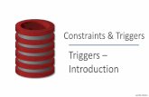 Constraints & Triggers - Stanford Universityopenclassroom.stanford.edu/.../old-site/docs/pdfs/TriggersIntro.pdf · Jennifer Widom Triggers Triggers “Event-Condition-Action Rules”