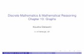 Discrete Mathematics & Mathematical Reasoning Chapter 10 ... · Discrete Mathematics & Mathematical Reasoning Chapter 10: ... Graphs and Graph Models ... Discrete Mathematics (Chapter