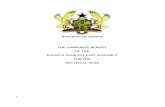 REPUBLIC OF GHANA THE COMPOSITE BUDGET … · OF THE KASSENA NANKANA EAST ASSEMBLY FOR THE 2015 FISCAL YEAR . 2 ... In 2011, Government directed all Metropolitan, Municipal and District