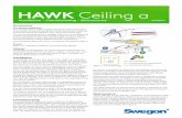 HAWK Ceiling a - swegon.com diffusers/Ceiling diffusers...rivets. For flush-mounting in fixed false ceiling constructions, secure the terminal by means of screws into place in the