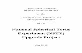 National Spherical Torus Experiment (NSTX) Upgrade … · to cutting the vacuum vessel to accept the new NB port, NB port fabrication, and NB port ... technique for soldering the
