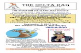 THE DELTA RAG - Monthly Dixieland Jazz Sunday … · THE STOCKTON DIXIELAND JAZZ SOCIETY ... THE DELTA RAG Free Admission for ... Alice Hannon Helen Click & Judy Griffiths Raffle