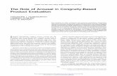 The Role of Arousal in Congruity-Based Product … · The Role of Arousal in Congruity-Based Product Evaluation THEODORE J. NOSEWORTHY FABRIZIO DI MURO KYLE B. MURRAY New products