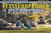 DEFENDING CADDO LAKE - Texas Co-op Power … · 2016-03-10 · Defending Caddo Lake: Weed Warriors Battle Invasive Monster ... know the locations of power lines and take into account