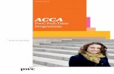 ACCA - pwc.com€¦ · Rehearse: During the mock exam ... Yr 2 Aug - Dec ... Tuition classes F5,F7 Examinations F5, F7 Yr 1 Jan Job shadowing in one
