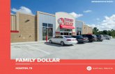 FAMILY DOLLAR - Capital Pacificcp.capitalpacific.com/Properties/Family-Dollar-HoustonTX.pdf · In July 2015, Family Dollar was acquired by Dollar Tree,Inc. The acquisition price for