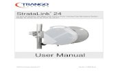 LT-9045 B SL-24 User Manual - support.trangosys.com · User Manual . Trango Systems ... Antenna Alignment ... XPIC Version has support for up to 1.5 Gbps full duplex throughput in