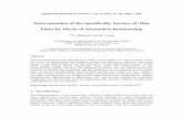 Determination of the Specifically Surface of Thin …€¦ · Determination of the Specifically Surface of Thin Films by Héron of Alexandria Relationship ... 2Laboratoire de Cristallographie