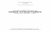 INTERNATIONAL JOURNAL OF SPACE STRUCTURES · equilibrium modelling of structures in early design stages. Based on the force ... parametric models with FEM analysis modules and ...