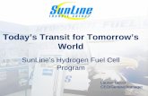 Today’s Transit for Tomorrow’s World · Today’s Transit for Tomorrow’s World SunLine’s Hydrogen Fuel Cell Program Lauren Skiver . ... • 276 taxicab drivers • 3 franchises