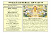 Catholic Community of Saint Patrick - stpatpv.org · Paula Gallegos Grady 530.647.1202 ... Alexandra Taylor de Union Mine High School, y Mariangel Ramones de Oak Ridge High School.