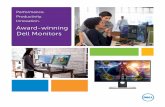 Award-winning Dell Monitorsi.dell.com/.../en/Documents/NA-dell-monitors-family-brochure.pdf · Innovative, award-winning Dell monitors fit your needs and budget, offering productive
