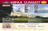 HIPAA SUMMIT · THE HIPAA SUMMIT TWENTY-FOURTH NATIONAL ... William R. Braithwaite, MD, PhD, “Doctor HIPAA”, Braithwaite Consulting; HIPAA Summit …
