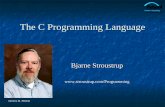 The C Programming Language - stap.sjtu.edu.cnstap.sjtu.edu.cn/~chenyt/PL/topic06_C.pdf · Modern C and C++ are siblings Stroustrup/PPP - Dec'13 4 C++11 C11 C++14 Kenneth Thompson