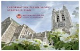 InformatIon technology StrategIc Plan - bc.edu .to action items from Administrative Program Reviews,