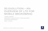 3G Evolution – An Overview of LTE for Mobile BroadBandweb.stanford.edu/class/ee392i/2010/course_files/EE392I-7.pdf · More Than 400* HSPA Devices! › 203 HSPA phones, media players,