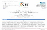 CTE Approval€¦  · Web view2018 CTE Program of Study Application Guide Page 19 of 21. Oregon ... skill standards for one or more Focus ... more additional Focus Areas including