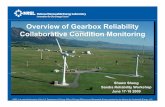 Overview of Gearbox Reliability Collaborative Condition ...windpower.sandia.gov/2009Reliability/PDFs/Day2-06-ShawnSheng.pdf · Overview of Gearbox Reliability Collaborative Condition