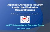 in 50 International Paris Air Show - SIAE 2019€¦ · Current Views of Japanese Aerospace Industry Current Topics Aircraft : • The Japanese government announced “Guidelines for