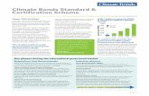 Climate Bonds Standard & Certification Scheme · Climate Bonds Standard & Certification Scheme Regulators and Governments ... climate classifications across the green bond market.