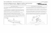Revision E Foundation Specifications · Foundation Specifications ... able from Andrew on request. ... The required azimuth and elevation angles of the antenna,