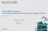EAS-SEC Project: Securing Enterprise Business Applications · EAS-SEC Project: Securing Enterprise Business Applications Alexander Polyakov CTO . ERPScan ... Can work through VPN