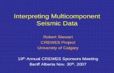 Interpreting Multicomponent Seismic Data€¦ · Interpreting Multicomponent Seismic Data Robert Stewart ... The South Kadi 3C seismic project. Logs, VSP, ... 1.0s 0.5s + 0.5s = 1.0s