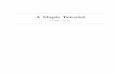 A Maple Tutorial - Whitman Peoplepeople.whitman.edu/~hundledr/courses/M244F10/maple_for_calc.pdf · A Maple Tutorial for Maple version 9. ... Direct inquiries about the text or other