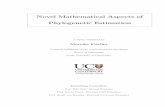 Novel Mathematical Aspects of Phylogenetic Estimation · iv Novel Mathematical Aspects of Phylogenetic Estimation group in Barcelona and introduced me to Elizabeth Allman and John