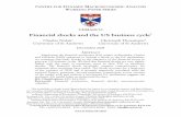 Financial shocks and the US business cycle · post-war US business cycles. We find that financial shocks are very tightly linked with the onset of recessions, more so than TFP or