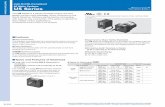 AC Motor Systems US Series - orientalmotor.com · US Series RoHS-Compliant The US Series is a panel mounted control unit and speed control motor package, which conforms to the ...