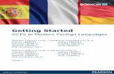 Getting Started - Edexcel Level/French... · This Getting Started book will give you an overview of the GCE in French, German or Spanish, Italian, Russian or Urdu and what it means