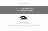 Introduction to Sociology - cartercenter.org · Introduction to Sociology 8 owners, etc. The most important source of conflict is economic. It is common, particularly, between the