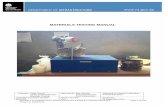 MATERIALS TESTING MANUAL - transport.nt.gov.au · The Department of Infrastructure Test Methods and Codes of Practice contained in this Materials Testing manual shall take precedence