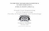 NORTH MAHARASHTRA UNIVERSITY, JALGAON … BE Civil Engineering... · NORTH MAHARASHTRA UNIVERSITY, JALGAON (M.S.) Fourth Year Engineering (Civil Engineering) ... 2: Out of 3 practical