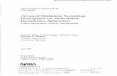 Advanced Modulation Technology Development for Earth ... · NASA Contractor Report 185 149 CTD-90/022 Advanced Modulation Technology Development for Earth Station Demodulator Applications
