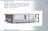 Product Brochure (English) for R&S®ZVB Vector Network Analyzer · Fast switching between instrument setups Editor for trace mathematics ... Flexible trigger options for starting