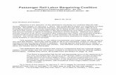 Passenger Rail Labor Bargaining Coalition · Passenger Rail Labor Bargaining Coalition ... this case rest largely upon the terms of the Amtrak Pattern, but also incorporate ... Submission