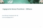 Ingegneria Senza Frontiere Milano · Marketing (ex fundraising) ... informaciones recogidas durante las misiones y plan de recogida de otros datos.. ... el agua en botellas cuesta
