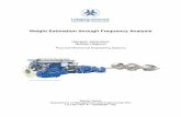 Weight Estimation through Frequency Analysis - …223502/FULLTEXT01.pdf · Weight Estimation through Frequency Analysis ... Weight Estimation through Frequency Analysis Thesis for